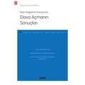 Dava Açmanın Sonuçları - Mehmet Salih Demirkol