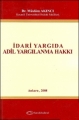  İdari Yargıda Adil Yargılanma Hakkı - Müslüm Akıncı