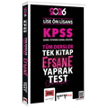  KPSS Lise Ön Lisans GK-GY Tüm Dersler Tek Kitap Efsane Çek Kopart Yaprak Test Yargı Yayınları 2026