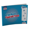 TYT Türkçe Yaprak Test Lider Plus Yayınları