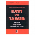  Türk Hukuk Sisteminde Kast ve Taksir - Kadir Gündoğan, Cihan Koç