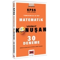 KPSS Matematik Tamamı Çözümlü Konuşan 30 Deneme Yargı Yayınları 2023