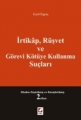  İrtikap ve Rüşvet Suçları - İzzet Özgenç