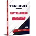  Tekemmül Anayasa Hukuku Çözümlü Soru Bankası Metin Hoca Yayınları 2026