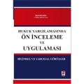 Ön İnceleme ve Uygulaması - Bilal Köseoğlu