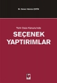  Türk Ceza Kanunu'nda Seçenek Yaptırımlar - Soner Hamza Çetin