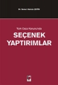 Türk Ceza Kanunu'nda Seçenek Yaptırımlar - Soner Hamza Çetin