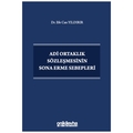 Adi Ortaklık Sözleşmesinin Sona Erme Sebepleri - Efe Can Yıldırır