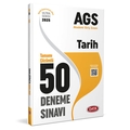  AGS Tarih Tamamı Çözümlü 50 Deneme Sınavı Data Yayınları 2025