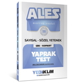  ALES Sayısal-Sözel Yetenek Çek Kopart Yaprak Test Yediiklim Yayınları 2027