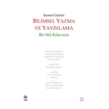 Bilimsel Yazma ve Yayınlama Bir Stil Kılavuzu - Kemal Gözler