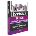 İstisna KPSS A Grubu İktisat Son Beşli Çözümlü Soru Bankası Yetki Yayınları 2024