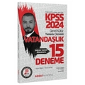  KPSS Vatandaşlık 15 Deneme Çözümlü İndeks Akademi Yayınları 2024