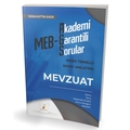  MEB AGS Mevzuat Soru Temelli Konu Anlatımı Pelikan Yayınları 2025