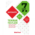 7. Sınıf Matematik Tekrar Testleri Tudem Yayınları