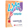 LYS 5 İngilizce 5 Deneme Sınavı FenCebir Yayınları