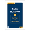  Eşya Hukuku 1 Zilyedlik ve Tapu Sicili - Mehmet Ayan