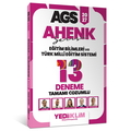  MEB AGS Ahenk Serisi Eğitim Bilimleri ve Türk Milli Eğitim Sistemi 13 Deneme Yediiklim Yayınları 2027