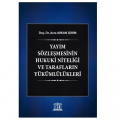  Yayım Sözleşmesinin Hukuki Niteliği ve Tarafların Yükümlülükleri - Azra Arkan Serim