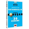 KPSS Vatandaşlık Tamamı Çözümlü Konuşan 30 Deneme Yargı Yayınları 2023