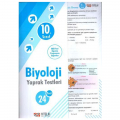  10. Sınıf Biyoloji 24 Yaprak Test Nitelik Yayınları
