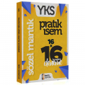 YKS Pratik İsem Kazandıran Sözel Mantık 16 Deneme İsem Yayınları