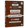  İçişleri Bakanlığı Görevde Yükselme Sınavı Çağrı Karşılama Memuru 10’lu Deneme 4T Yayınları 2026