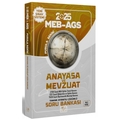  MEB AGS Pusula Serisi Anayasa ve Mevzuat Soru Bankası CBA Yayınları 2025