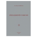  Sözleşmenin Yorumu - Murat Sarıkaya