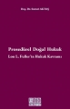 Prosedürel Doğal Hukuk Lon L. Fuller'in Hukuk Kavramı - Sururi Aktaş