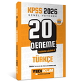  KPSS Genel Yetenek Türkçe Tamamı Çözümlü 20 Deneme Yediiklim Yayınları 2026