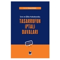  Tasarrufun İptali Davaları - Timuçin Muşul