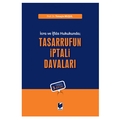 Tasarrufun İptali Davaları - Timuçin Muşul