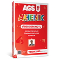  AGS Ahenk Serisi Gelişim Psikolojisi, Öğrenme Psikolojisi ve Rehberlik Video Ders Notu Yediiklim Yayınları 2027