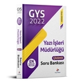 GYS Yazı İşleri Müdürlüğü Çözümlü Soru Bankası Dizgi Kitap Yayınları 2022