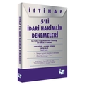  İstinaf 5’li İdari Hakimlik Denemeleri 4T Yayınevi