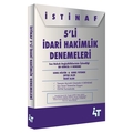 İstinaf 5’li İdari Hakimlik Denemeleri 4T Yayınevi