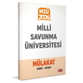  MSÜ Milli Savunma Üniversitesi Mülakat Soru Cevap Data Yayınları 2026