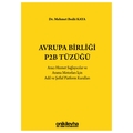 Avrupa Birliği P2B Tüzüğü - Mehmet Bedii Kaya