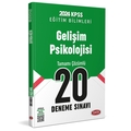 KPSS Eğitim Bilimleri Gelişim Psikolojisi 20 Deneme Sınavı Data Yayınları 2024