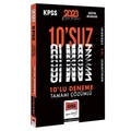 KPSS Eğitim Bilimleri Tamamı Çözümlü 10'suz Olmaz 10 Deneme Sınavı Yargı Yayınları 2023