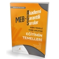  MEB AGS Eğitimin Temelleri Soru Temelli Konu Anlatımı Pelikan Yayınları 2025