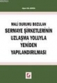  Mali Durumun Bozulan Sermaye Şirketlerinin Uzlaşma Yoluyla Yeniden Yapılandırılması - Alper Efe Erten