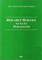  Rekabet Hukuku ile İlgili Makaleler - H. Ercüment Erdem