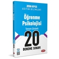 KPSS Eğitim Bilimleri Öğrenme Psikolojisi 20 Deneme Sınavı Data Yayınları 2024