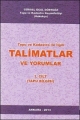  Tapu ve Kadastro ile İlgili Talimatlar ve Yorumlar - Gürsel Öcal Dörtgöz