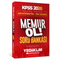  KPSS Ortaöğretim-Önlisans Memur Ol Genel Yetenek Genel Kültür Soru Bankası Yediiklim Yayınları 2026