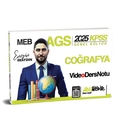  MEB AGS KPSS Türkiye Coğrafyası Video Ders Notu HocaWebde Yayınları 2025