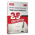  ÖABT Türk Dili Edebiyatı Türk Halk Edebiyatı 25 Deneme Çözümlü Edebiyat TV Yayınları 2021