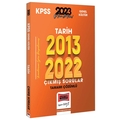  KPSS Tarih 2013-2022 Tamamı Çözümlü Çıkmış Sorular Yargı Yayınları 2023